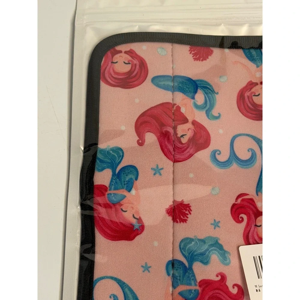 Pink Mermaid Kid Seat Belt Cover Padded Shoulder Strap Travel Car Safety NEW Pad